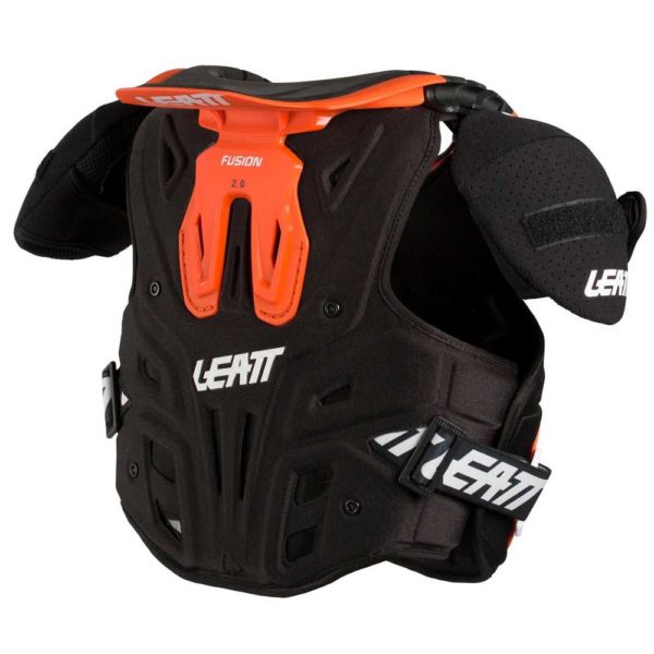 Защита панцирь+ шея подростковый Leatt Fusion Vest Junior 20 Orange LXL