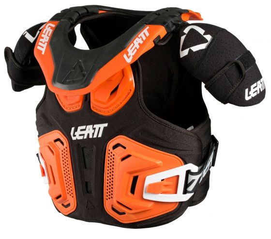 Защита панцирь+ шея подростковый Leatt Fusion Vest Junior 20 Orange LXL