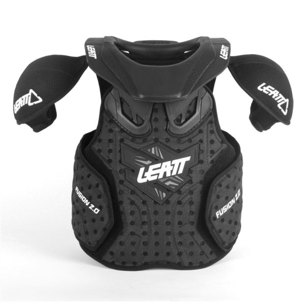 Защита панцирь+ шея подростковый Leatt Fusion Vest Junior 20 Black SM