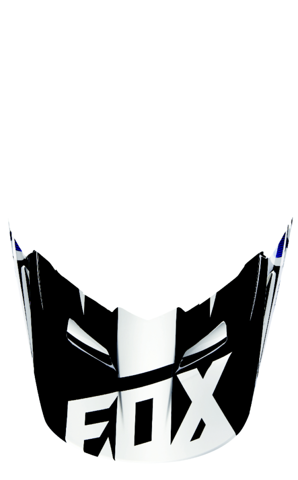 Козырек к шлему Fox V1 Race Helmet Visor Black XLXXL