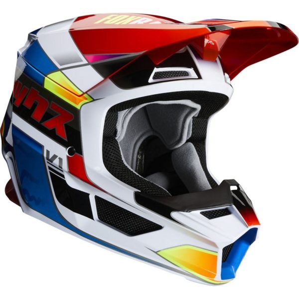 Мотошлем Fox V1 Yorr Helmet BlueRed S 5556cm